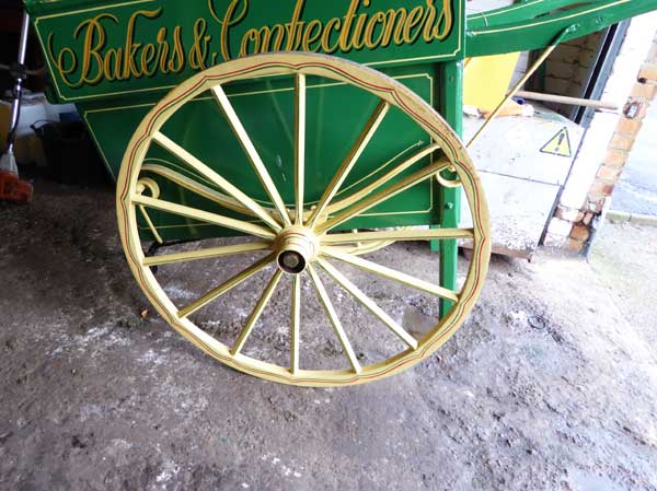Wheel of Bakers Cart
