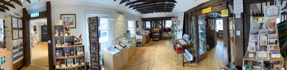 Panarama view of Museum's Commerce House Room